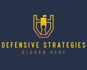 Security Defense Shield logo design