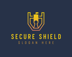 Security Defense Shield logo design