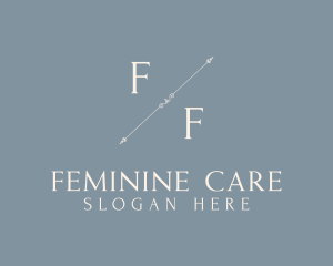 Feminine Luxury Arrow logo design