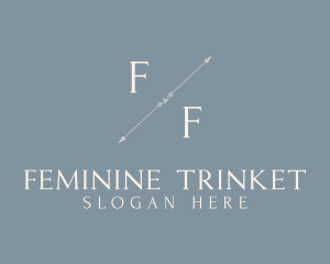 Feminine Luxury Arrow logo design