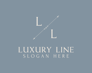 Feminine Luxury Arrow logo design