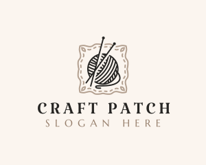 Knitting Craft Yarn logo design