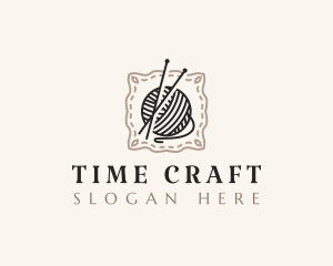 Knitting Craft Yarn logo design