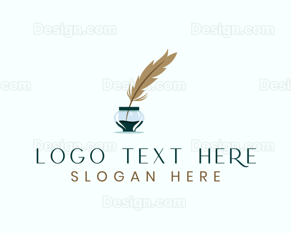 Ink Feather Writing Logo