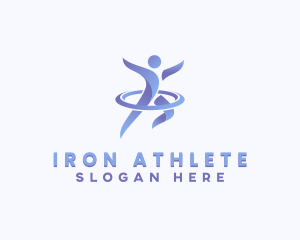 Gymnastic Sports Athlete logo design