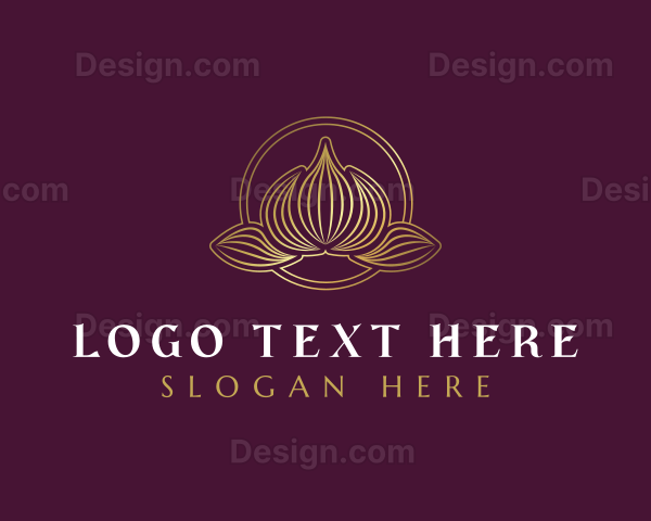 Luxury Lotus Flower Logo