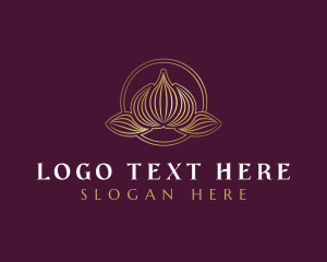 Calm Lotus Flower logo