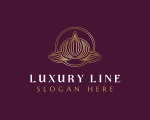 Luxury Lotus Flower logo design