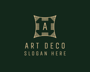 Retro Art Deco Company logo design