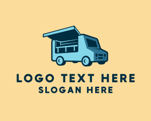 Food Stall Truck Logo