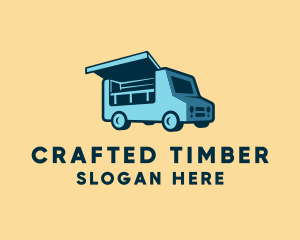 Food Stall Truck logo design