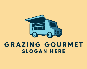 Food Stall Truck logo design