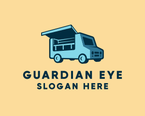 Food Stall Truck logo design