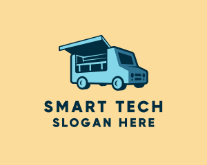 Food Stall Truck logo design