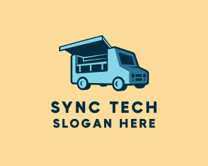 Food Stall Truck logo design