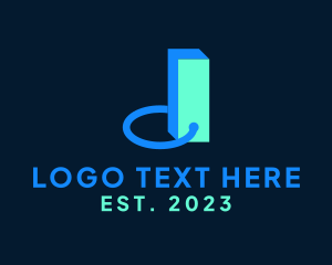 Modern Letter DI Monogram logo