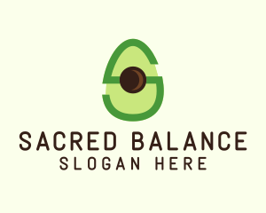 Letter S Avocado  logo design