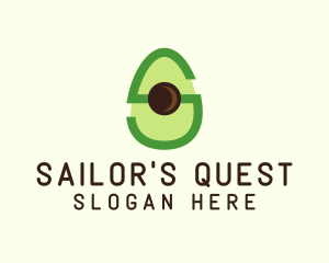 Letter S Avocado  logo design