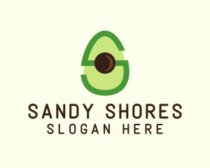 Letter S Avocado  logo design