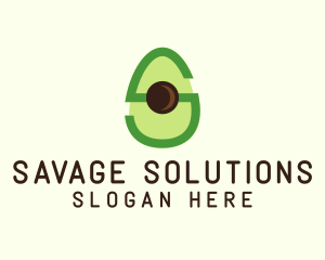 Letter S Avocado  logo design