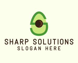 Letter S Avocado  logo design