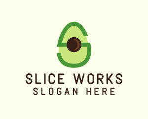 Letter S Avocado  logo design