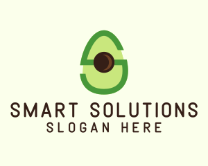 Letter S Avocado  logo design