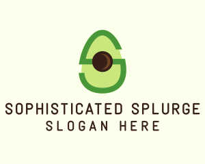 Letter S Avocado  logo design