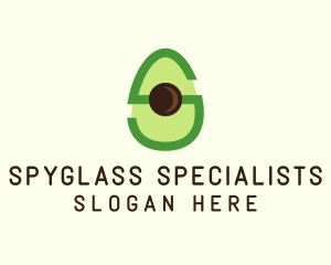 Letter S Avocado  logo design