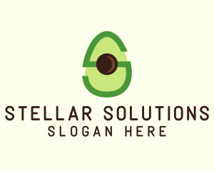 Letter S Avocado  logo design