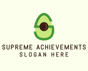 Letter S Avocado  logo design