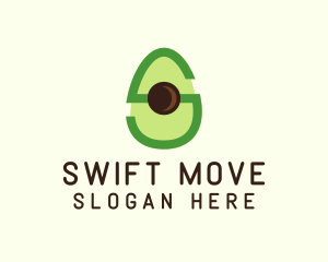 Letter S Avocado  logo design