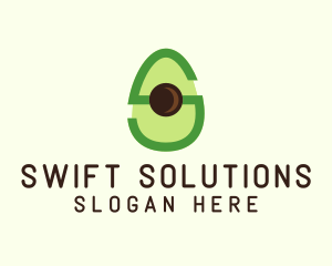 Letter S Avocado  logo design