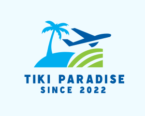 Beach Travel Tourism logo design