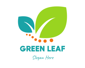 Leaves Organic Vegan logo