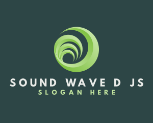 Modern Sphere Wave logo design