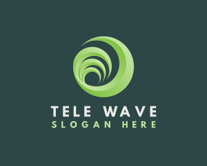 Modern Sphere Wave logo design