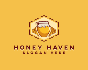 Honey Jam Jar logo design