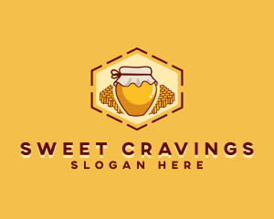 Honey Jam Jar logo design