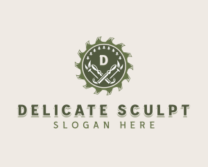 Circular Saw Construction logo design