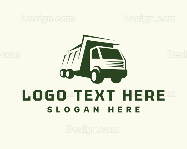 Dump Truck Vehicle Logo