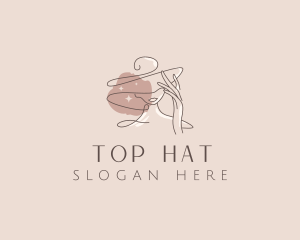 Fashion Woman Hat logo design