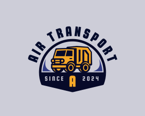 Transport Dump Truck logo design