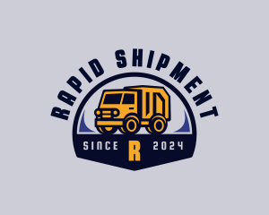 Transport Dump Truck logo design