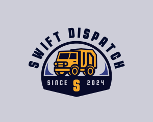 Transport Dump Truck logo design