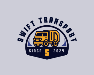 Transport Dump Truck logo design