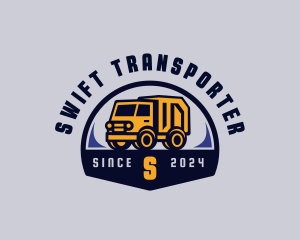 Transport Dump Truck logo design