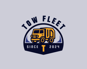 Transport Dump Truck logo design