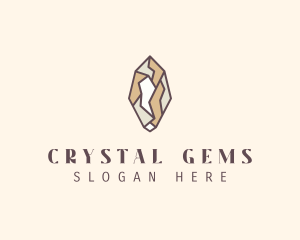 Crystal Gem Boutique logo design