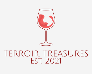 Red Wine Glass  logo